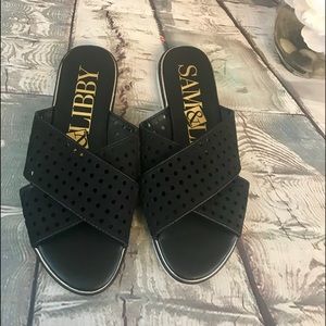 Sam & Libby Black Sandals